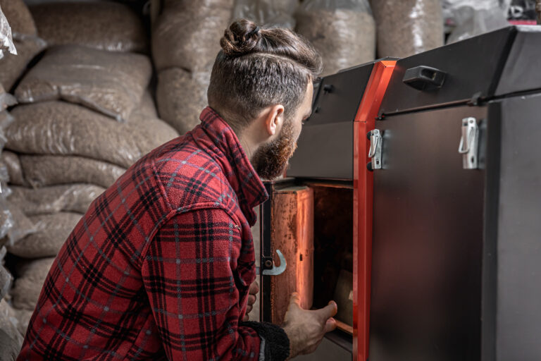 Plombier chauffagiste Calvados — installation chaudière biomasse par Feve Nicolas