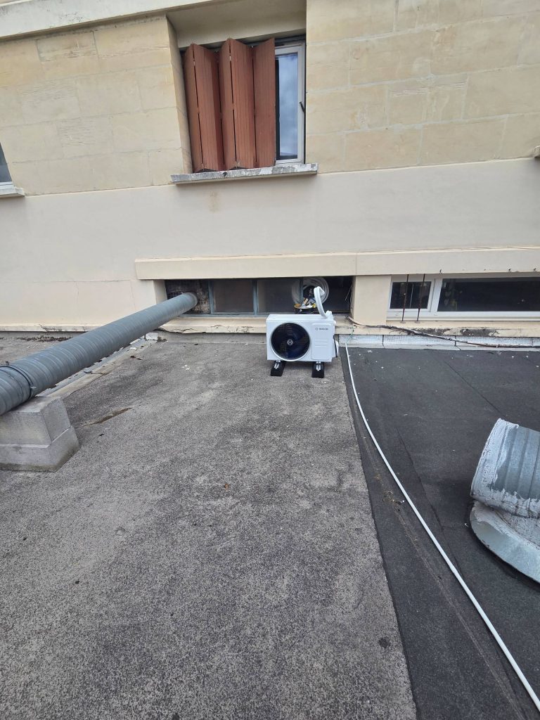 Installation de pompe à chaleur air-air à Caen